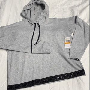 Grey Michael Kors Hooded Sweatshirt, S